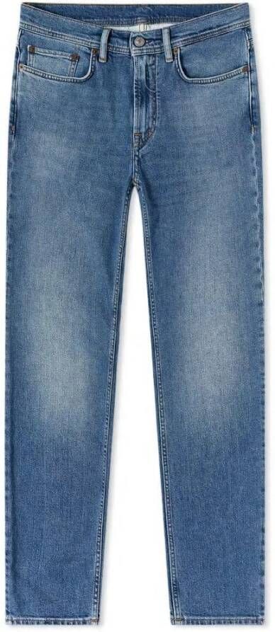 Acne Studios Regular Fit Jeans Blauw Heren