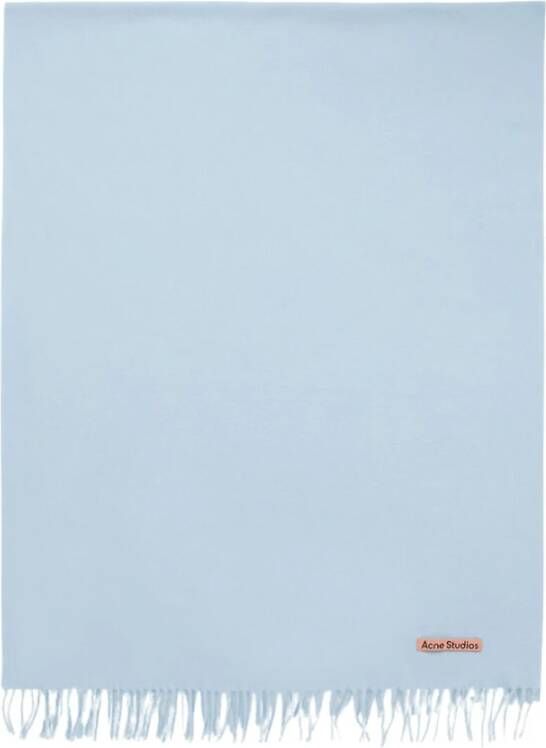 Acne Studios Wintersjaal , Blauw, Dames