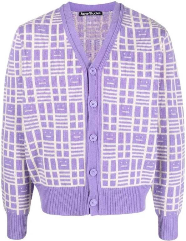 Acne Studios Vesten Paars Dames