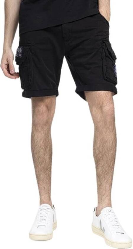 alpha industries Nasa shorts 126207 03 31 , Zwart, Heren