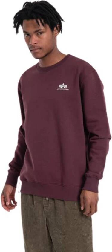 alpha industries Bluza Basic Sweater Small Logo 188307 21 S , Rood, Heren