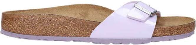 Birkenstock Madrid BS glijbanen , Paars, Dames