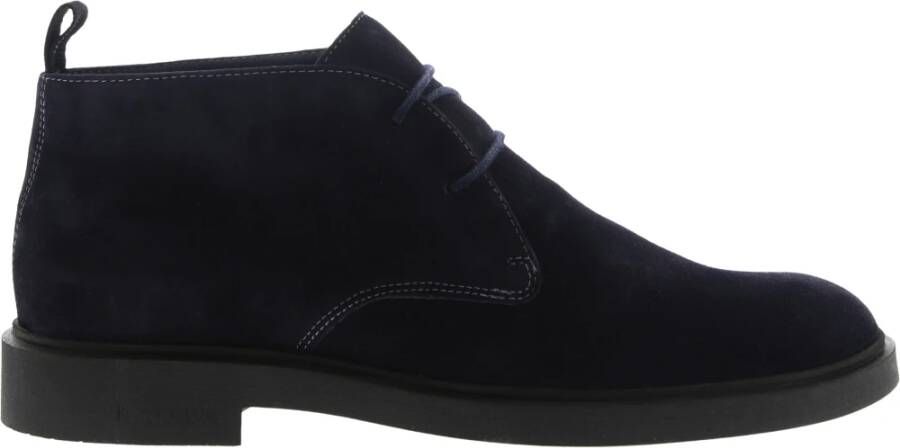 Blackstone Wg80 Desert Boots , Blauw, Heren