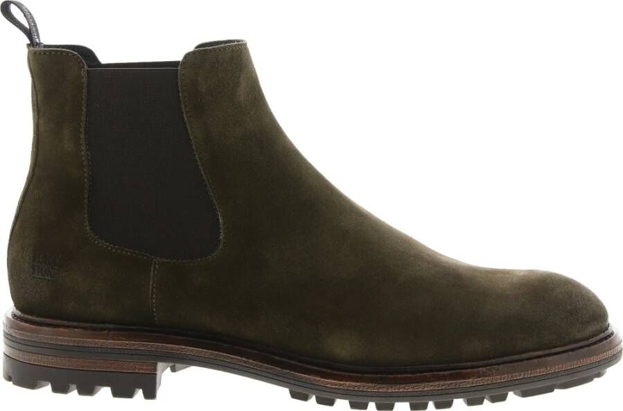 Blackstone Ug23 Dark Olive Chelsea laarzen , Groen, Heren