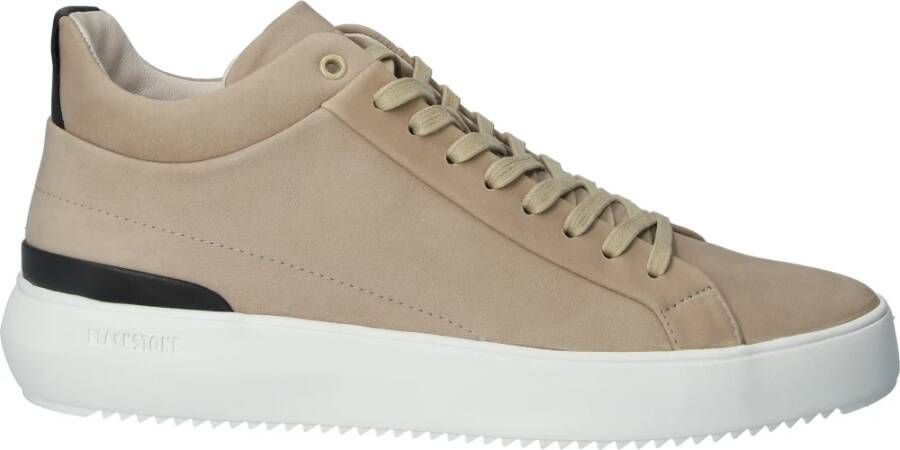 Blackstone Trevor Yg23 Fields of Rye Mid Sneaker , Beige, Heren