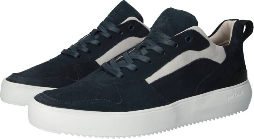 Blackstone Mykel Zg16 Total Eclipse Sneaker LOW , Blauw, Heren
