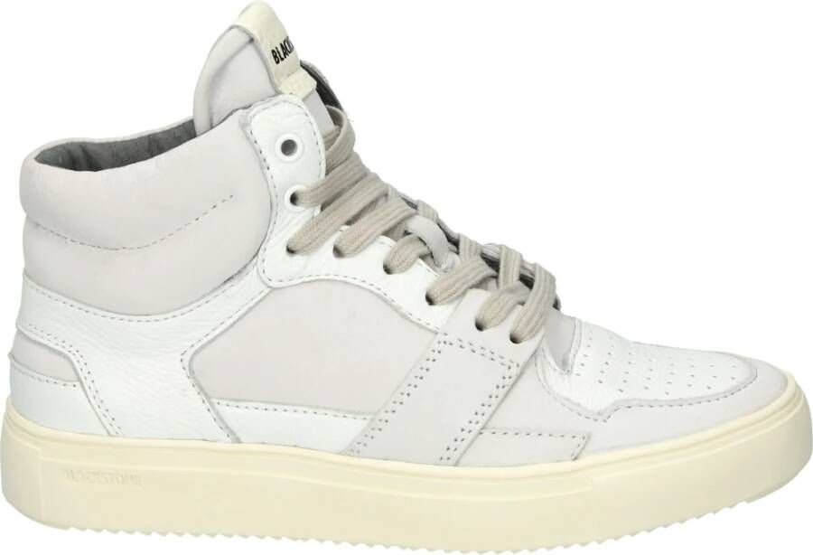 Blackstone Keyla Yl50 White High Sneaker , Wit, Dames