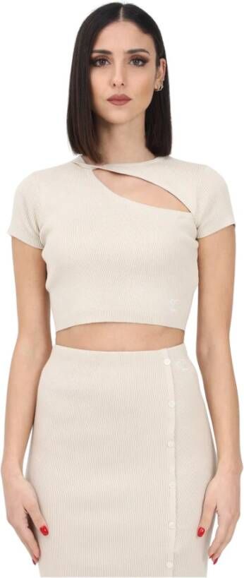Calvin klein Jeans T shirts Beige Dames