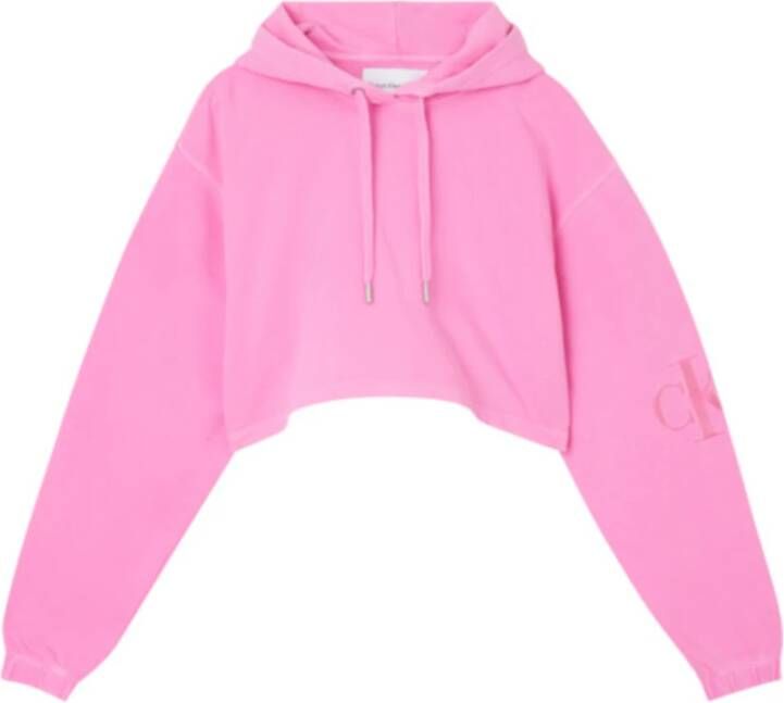 Calvin klein Jeans Hoodies & Sweatvesten Roze Dames