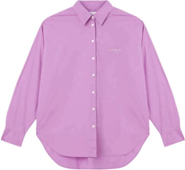 Calvin klein Jeans Longsleeve shirts Paars Dames