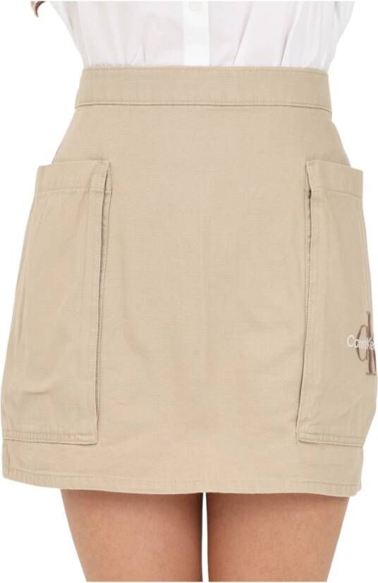 Calvin klein Jeans Korte rokken Beige Dames