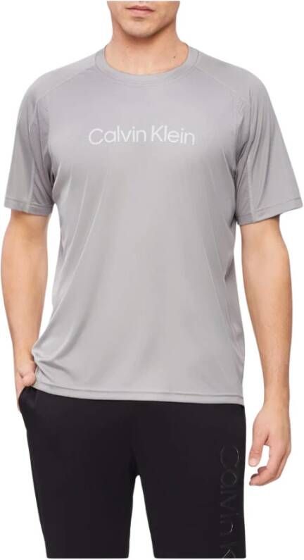 Calvin Klein Camiseta Wo S/S T Shirt , Grijs, Heren
