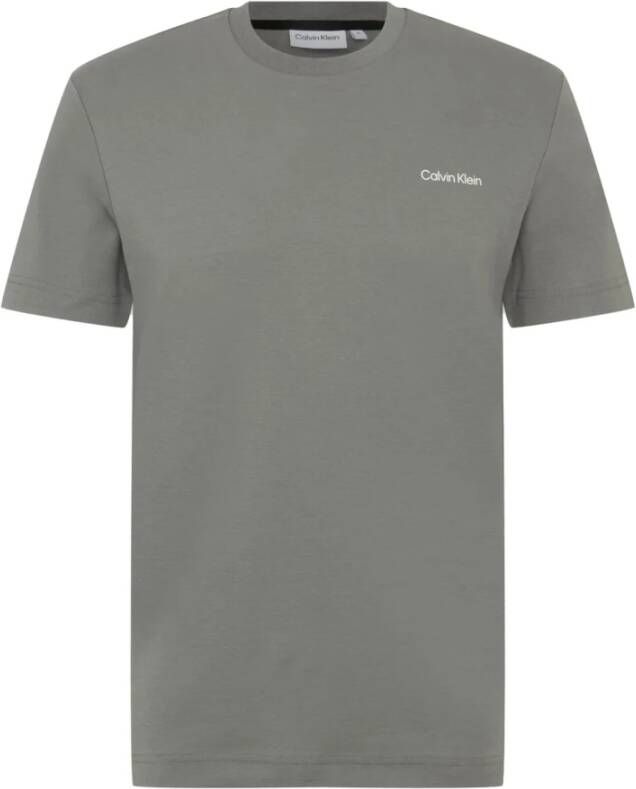 Calvin Klein Shirts met korte mouwen , Grijs, Heren