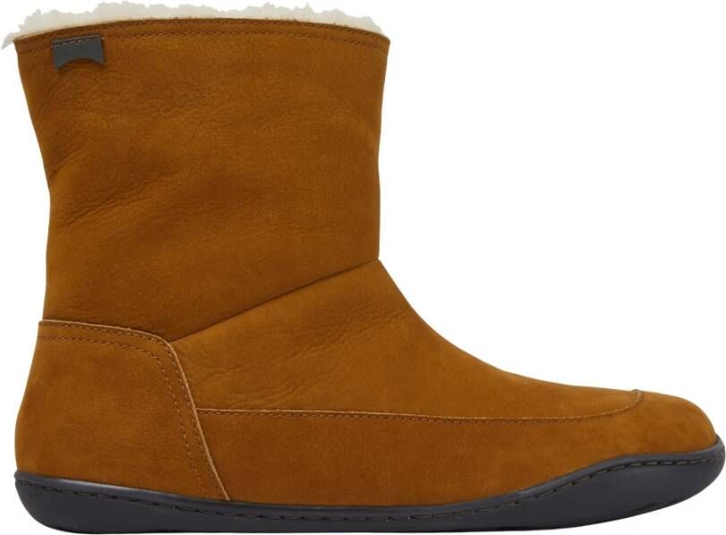 Camper Kleine Cami enkelschoenen , Bruin, Dames