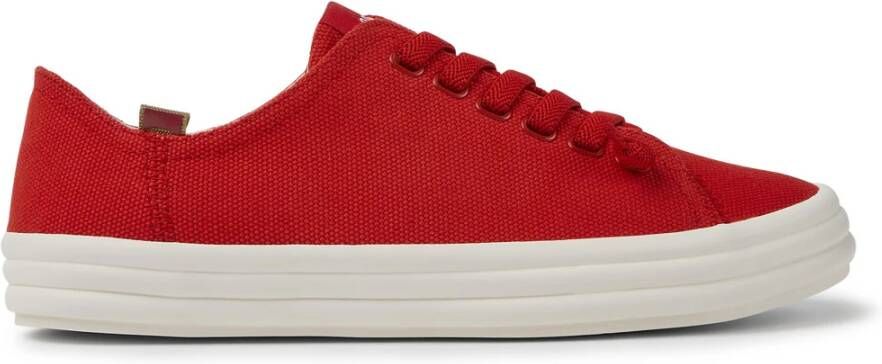 Camper Trainers hoepels K200604 outlet , Rood, Dames