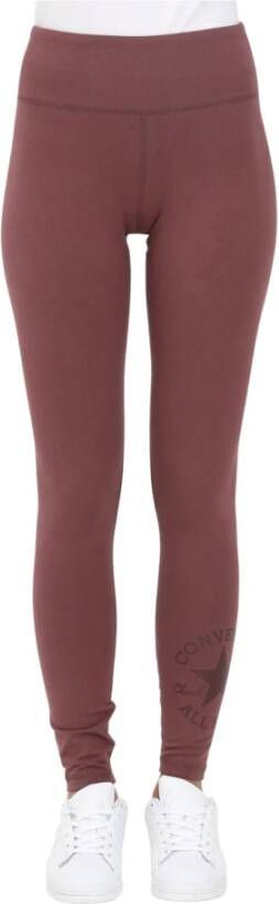 Converse Leggings & treggings Paars Dames