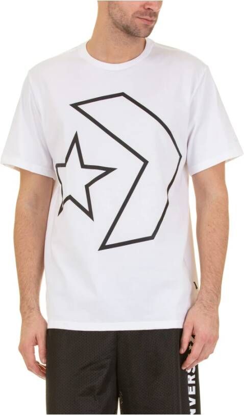 Converse T shirts , Wit, Heren