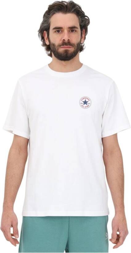 Converse T shirts and Polos White , Wit, Heren