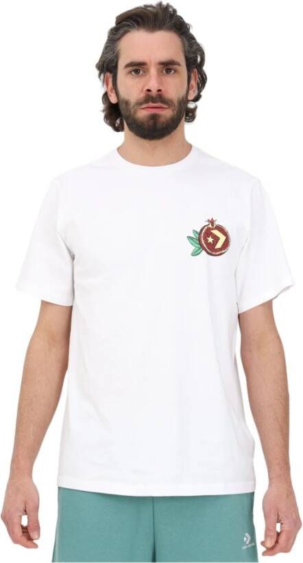 Converse T shirts and Polos White , Wit, Heren