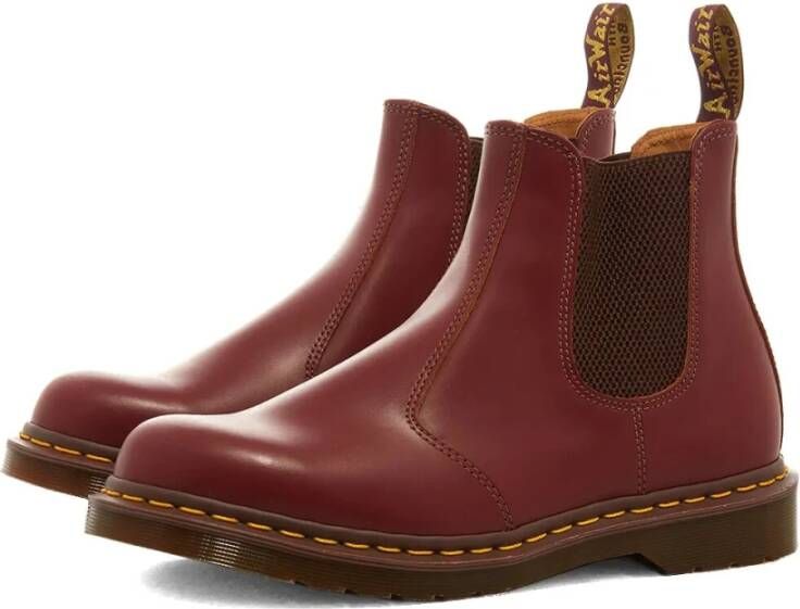 Dr Martens Vintage 2976 Chelsea Boot Made in England Dr. Martens, Rood, Heren