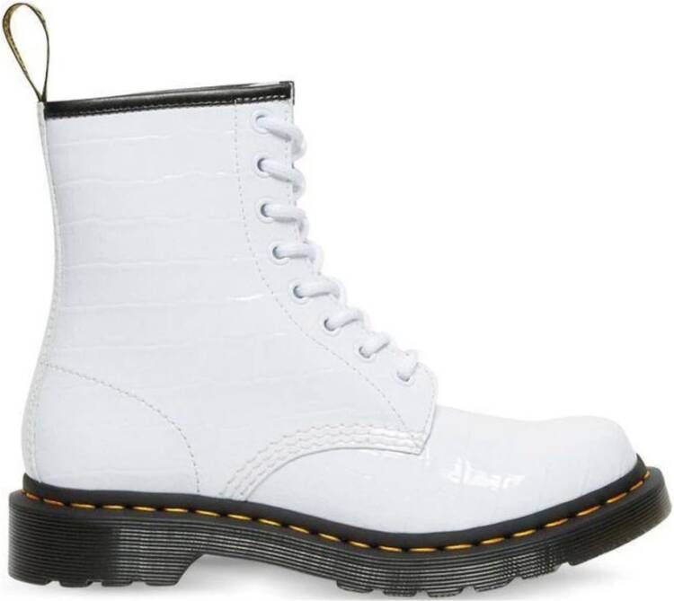 Dr Martens Enkel laarzen Dr. Martens, Wit, Dames