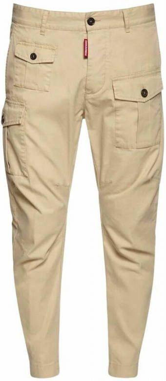 Dsquared2 Superlight Cargo Pants , Beige, Heren