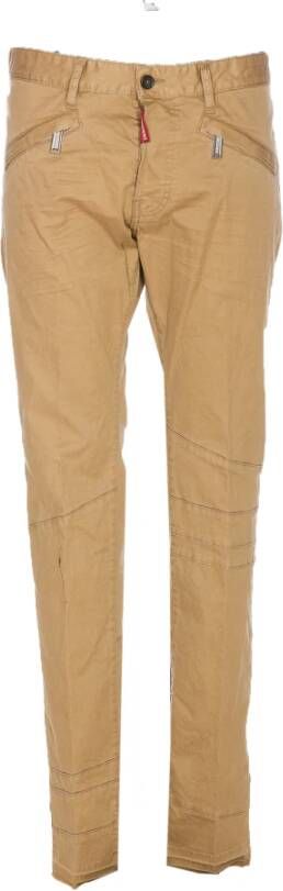 Dsquared2 Trousers Beige , Beige, Heren