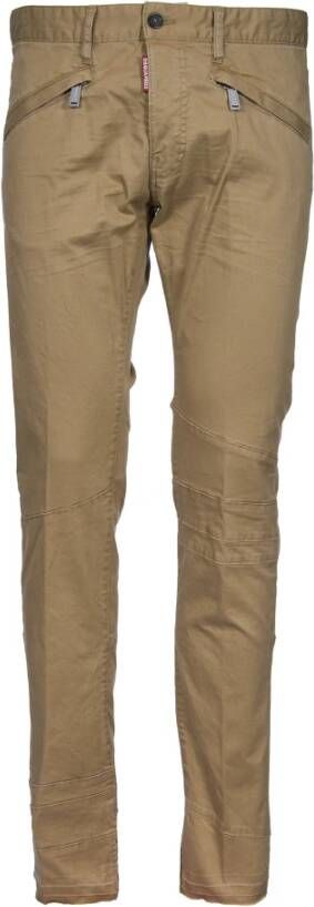 Dsquared2 Slim fit Trousers , Beige, Heren