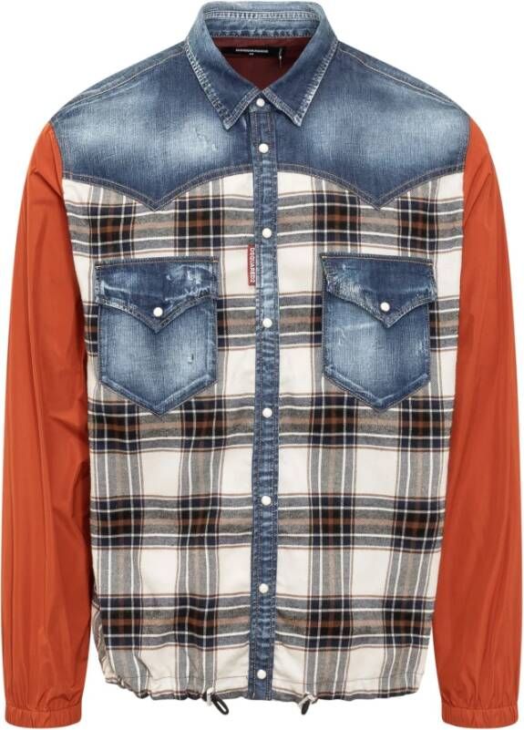 Dsquared2 Alledaagse t shirts , Bruin, Heren