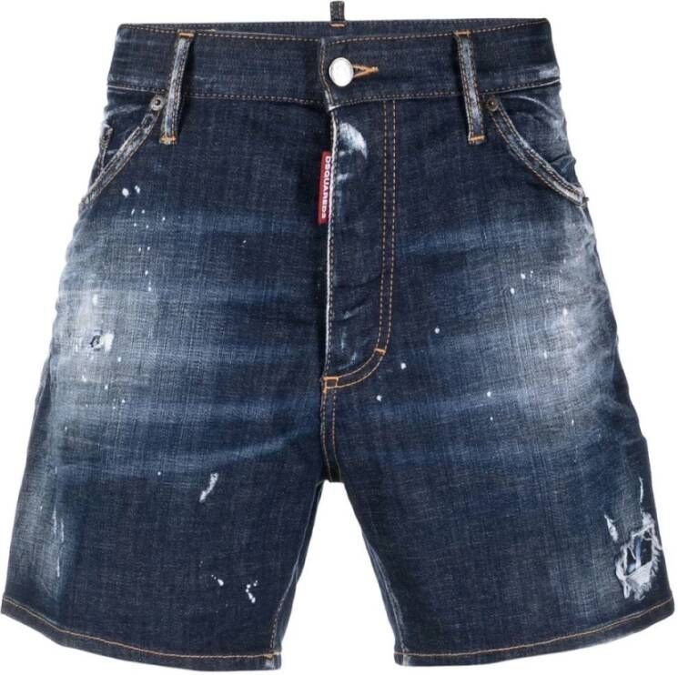 Dsquared2 Korte spijkerbroek , Blauw, Heren