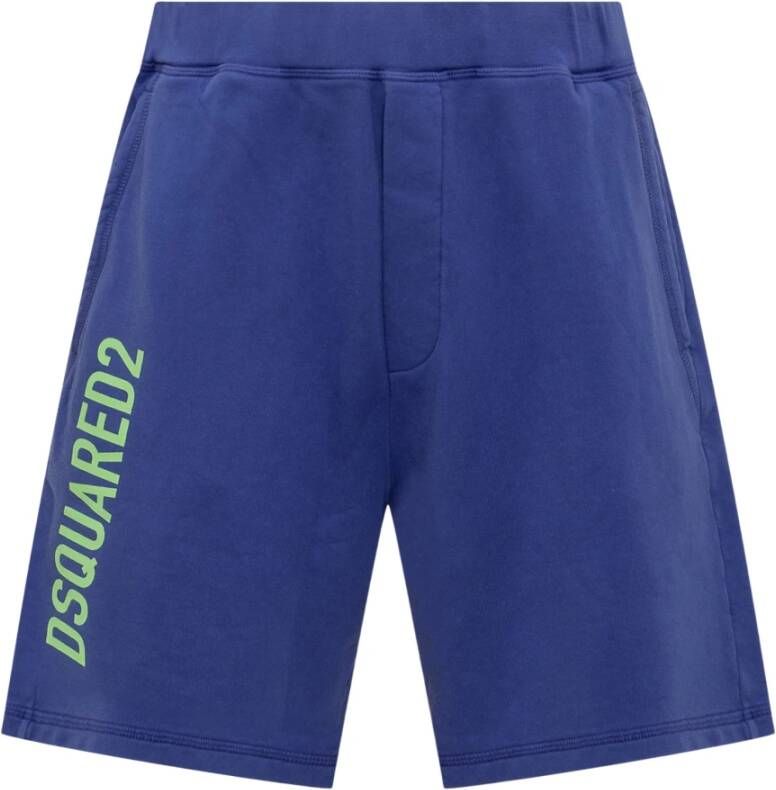 Dsquared2 Korte Broeken Blauw Heren
