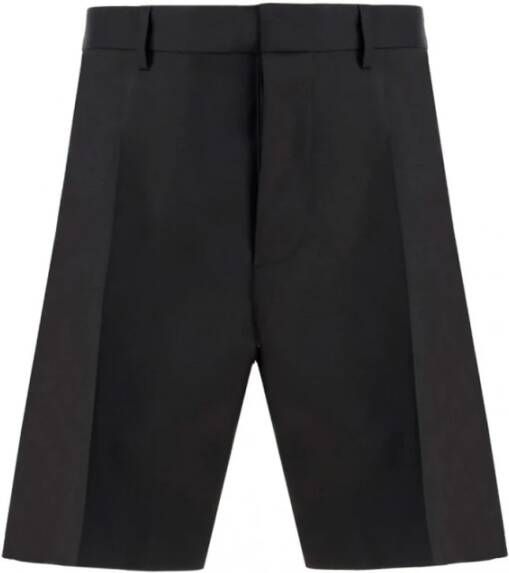 Dsquared2 Wool And Silk Shorts , Zwart, Heren