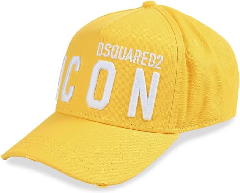 Dsquared2 Hats Yellow , Geel, Heren