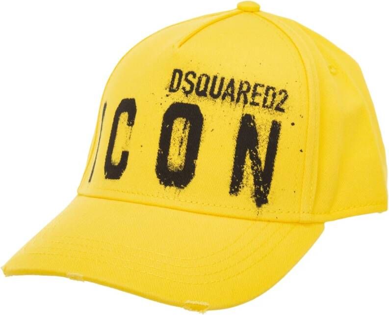 Dsquared2 Cap Bcm0533 05C0001 , Geel, Heren