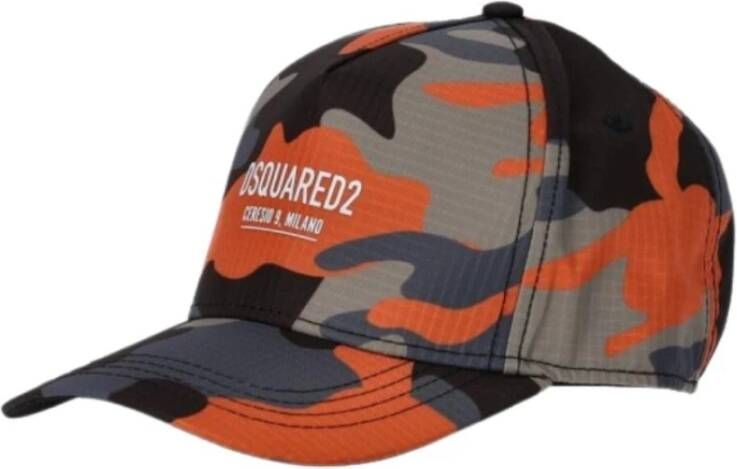 Dsquared2 Ceresio 9 honkbalpet , Oranje, Heren