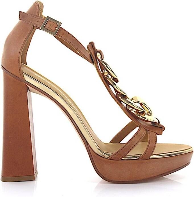 Dsquared2 High Heel Sandals , Bruin, Dames