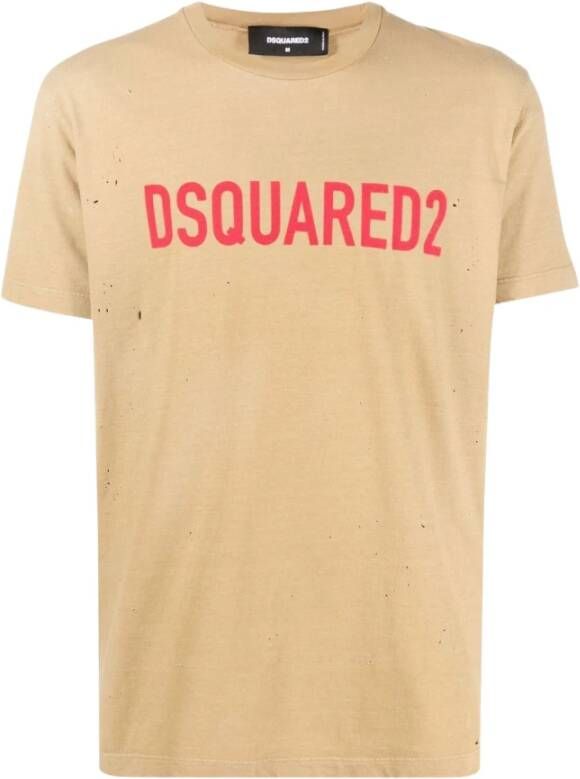 Dsquared2 Shirts Beige Heren