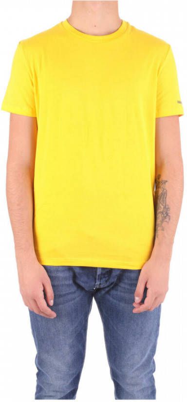 Dsquared2 T shirts , Geel, Heren
