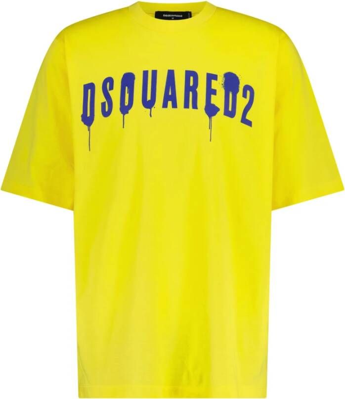Dsquared2 Voldoende schoudertassen , Geel, Heren