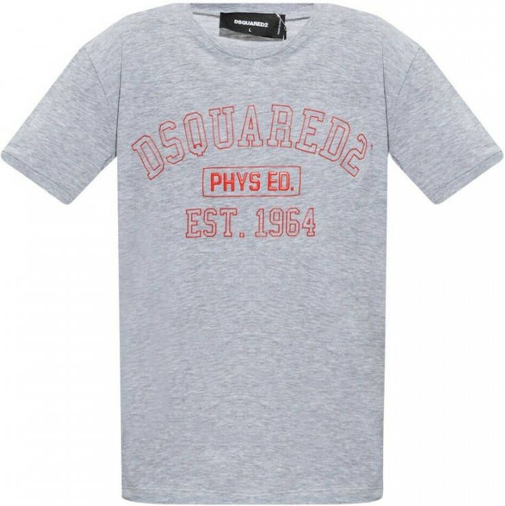 Dsquared2 Logo T shirt , Grijs, Heren
