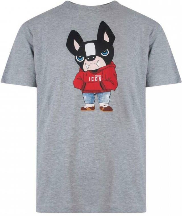 Dsquared2 T shirts , Grijs, Heren