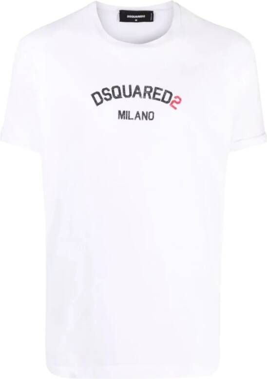Dsquared2 Milano T shirt met logoprint
