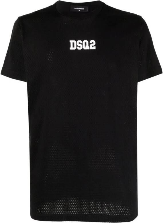 Dsquared2 T shirts , Zwart, Heren