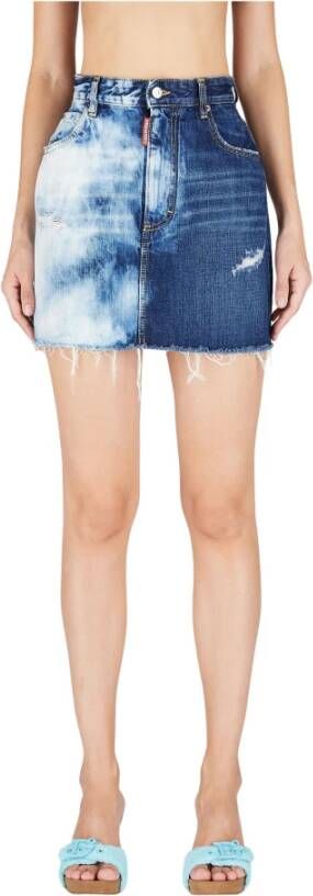 Dsquared2 Spijkerrokken Blauw Dames