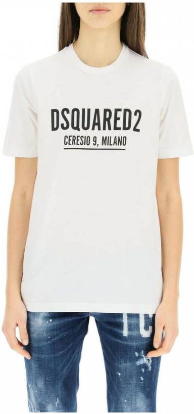 Dsquared2 Ceresio 9 t shirt , Beige, Dames