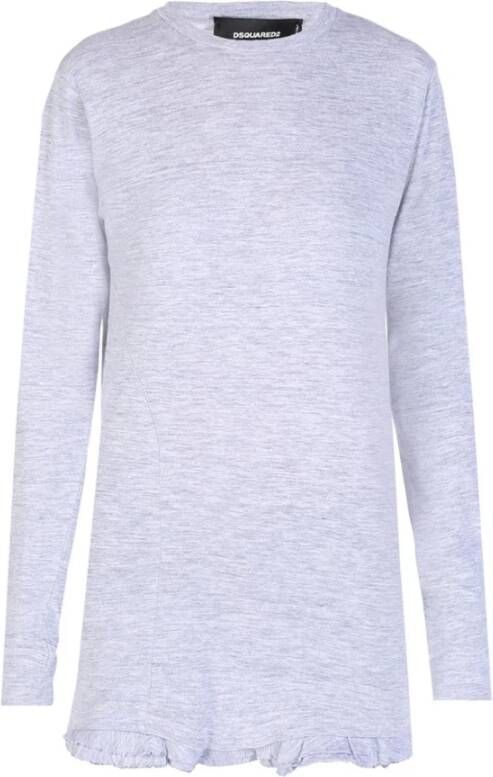 Dsquared2 T shirts Grijs Dames