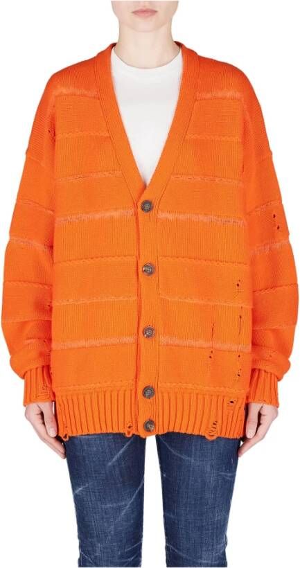 Dsquared2 Vesten Oranje Dames