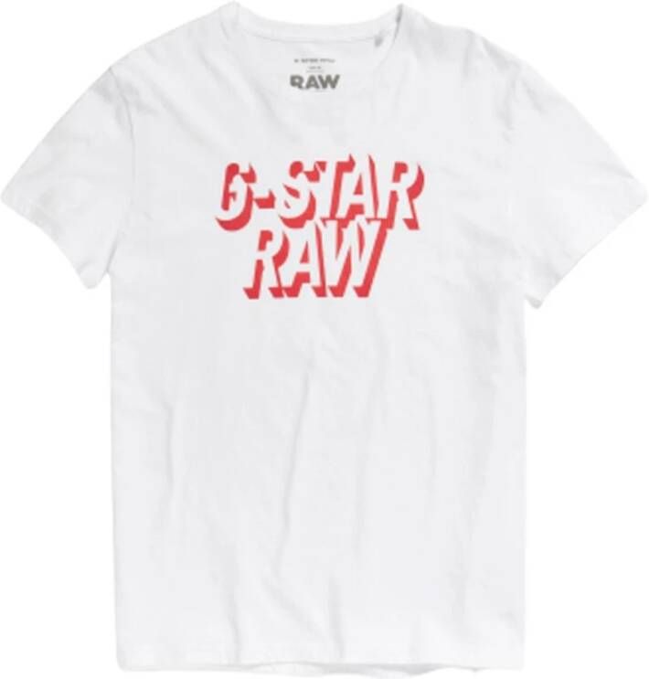 G-Star G star Shirts Wit Heren