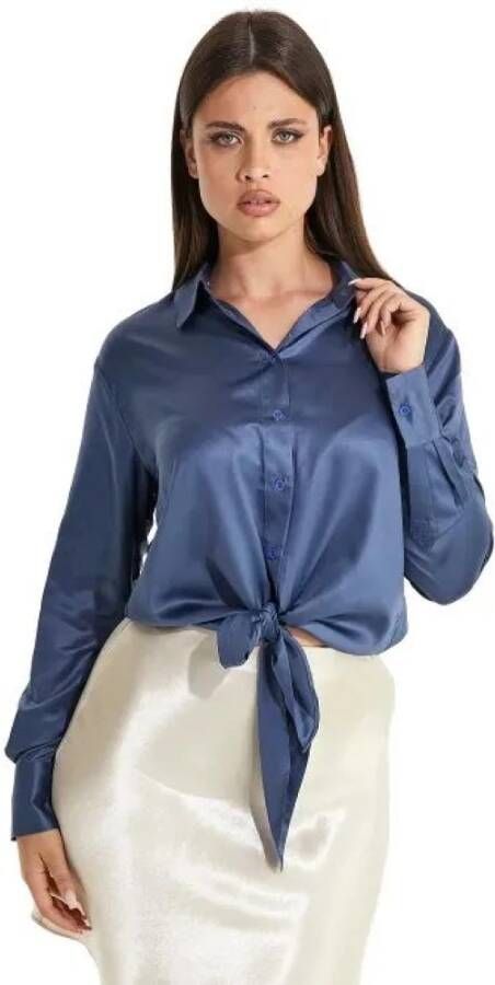 Guess Longsleeve shirts Blauw Dames