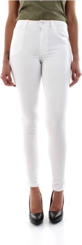 Guess Pantaloni W2Yaj3 W77Re G011 , Wit, Dames